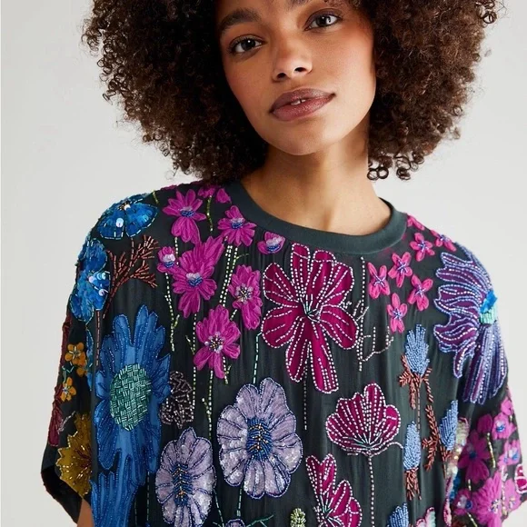 Free People Jewel Mini Dress NWOT - Picture 4 of 10